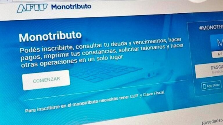 La AFIP volvió a extender beneficios para monotributistas