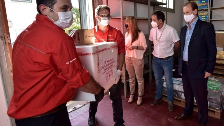 5.000 dosis de vacunas contra el Covid llegaron a Entre Ríos
